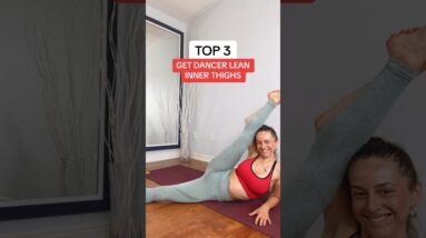 Top 3 Exercises to Get Lean Inner Thighs🔥Floor Only