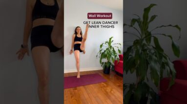 Wall Exercise to Get Lean Inner Thighs🤤