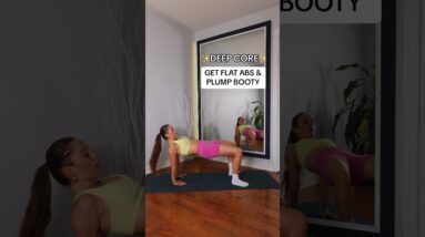 Deep Core Workout to Get Abs & Booty Lift🔥 #shorts #deepcore #glutes #glutesworkout #absworkout