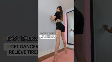 Wall Workout to Get Lean Thighs🔥 #shorts #short #postpartum #legworkout #workout