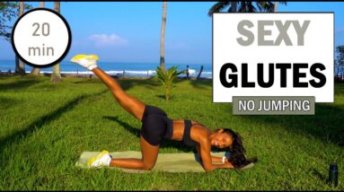 20 min Intense GLUTES Workout  | The Modern Fit Girl | Low Impact Killer BOOTY Workout No Equipment