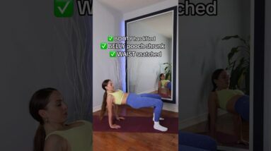 Top Deep Core & Pelvic Floor Exercise | Lower Belly Pooch & Glutes #workout #postpartum #crunches