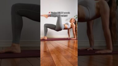 New Deep Core & Pelvic Floor Workout| Flat Tummy & Snatched Waist✂️ #postpartum #workout #crunches