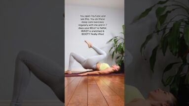 Best Exercises for Slim Waist & Flat Belly Pooch| Deep Core Workout #workout #postpartum #crunches