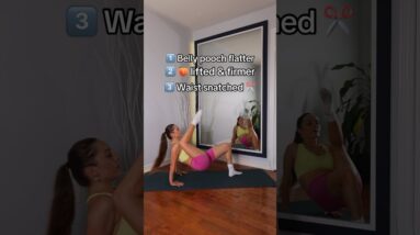 3 Deep Core & Pelvic Floor Exercises for FLAT Tummy & SNATCHED Waist #postpartum #workout #crunches