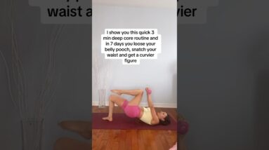 Best Exercises for SLIM WAIST & FLAT BELLY | deep core workout #workout #postpartum #crunches