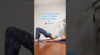 Try these exercises for your belly, waist & glutes! #workout #postpartum #youtubeshorts #crunches
