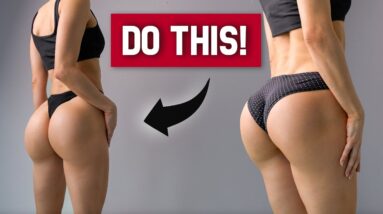 Get a ‘3D' BUTT & HIPS - 5 Best Exercises to Fix Flat Booties, No Equipment, At Home