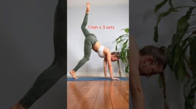 Best Deep Core Exercise for Booty Lift, Flat Belly & Lean thighs #postpartum #workout #crunches