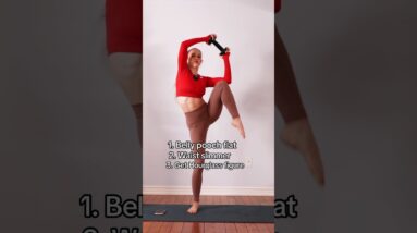 Top Exercises for Flat Belly & Snatched Waist | Deep Core Workout #postpartum #workout #crunches