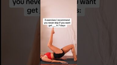 3 Best Deep Core Exercises for Flat Belly & Slim Waist #postpartum #workout #crunches
