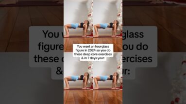 Belly Pooch Flat, Waist Snatched, 🍑Lifted | Deep Core Workout #postpartum #workout #crunches