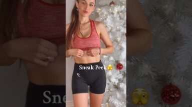 Best Workout for Slimmer Waist & Flat Belly🎄#postpartum #workout #crunches