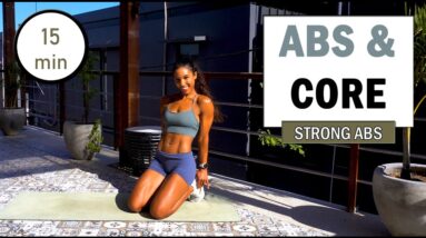 15 min INTENSE ABS & CORE WORKOUT | The Modern Fit Girl Abs Workout