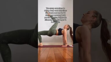 Swap Crunches to these Deep Core Exercises- I SWEAR BY!  #workout #flatbelly #postpartum #crunches