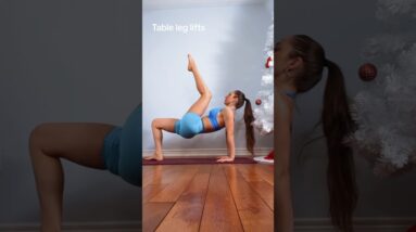 5 Exercises for Flat Belly 🍑Lift & Toned Thighs | Deep Core Workout #workout #postpartum #crunches