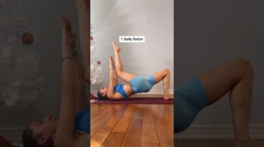 ⛔️caution: these exercises will give you FLAT BELLY! #postpartum #workout #crunches