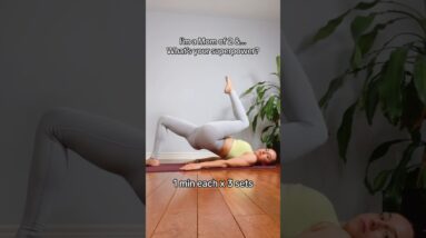 My Deep Core Workout for Flat Belly & Slim Waist #workout #core #postpartum #mom #crunches