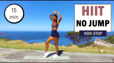 Day 15:  15 min LOW IMPACT Full Body Workout | NON-STOP - No Equipment No Jumping | Modern Fit Girl