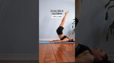 …IS 1/3 BEST Exercises for FLAT Belly! New YouTube 😛 #postpartum #workout #crunches