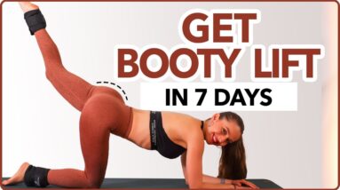 How to Get Booty Lift in 7 Days | 10 MIN BOOTY WORKOUT + Ankle Weights (optional)