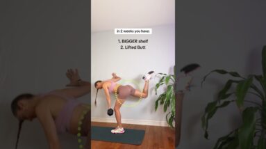 2 Best Exercises to Grow Booty: Dumbbell Home Workout #glutesworkout #glutes #postpartum  #workout