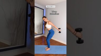 Shy Girl Upper Body Workouts| Beginner arm workouts Gym Friendly  & at home workouts