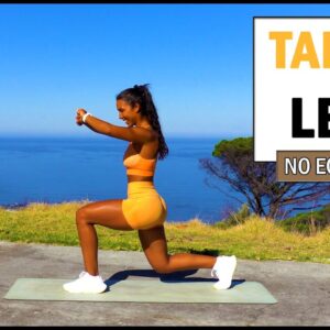 Day 9: 16 min TABATA LEG DAY - KILLER HIIT Home Workout | The Modern Fit Girl