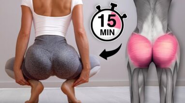 15 Min HEART SHAPED BOOTY Workout - Get Bigger Booty & Wider Hips! No Squats, No Equipment, At Home