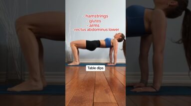 Pilates Full Body Workout: 30 secx3 | Deep Core x #postpartum #workout #crunches #fitnessmotivation