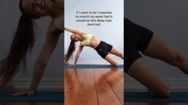 My favourite Exercise for Snatched Waist! #postpartum #workout #crunches #fitnessmotivation