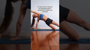 Best Deep Core Exercise for Snatched Waist #postpartum #workout #crunches #fitnessmotivation