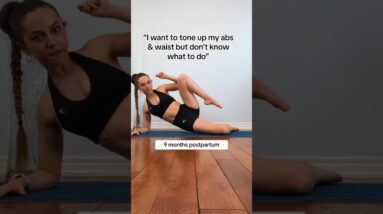 Deep Core Workout for Core, Belly & Waist #postpartum #workout #crunches #fitness motivation