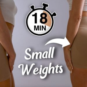 Grow BIG Booty With SMALL Weights! Intense, Slow & Controlled Workout For Max Results, At Home