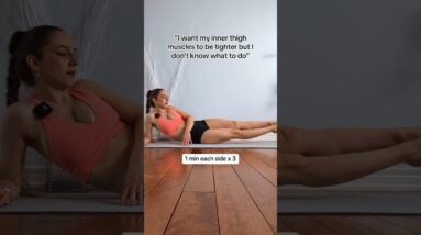 …Do These Inner Thigh Exercises #postpartum #workout #fitnessmotivation