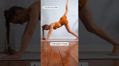 Add this Full Body Pilates to your Routine #postpartum #workout #crunches #fullbodyworkout