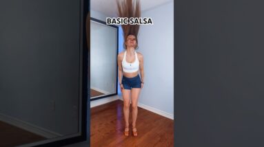 Easy Salsa Tutorial 💃 @firmabs code ANASTASIA20 #postpartum #salsa #dancing