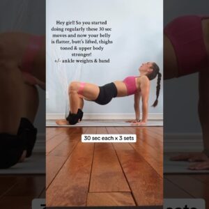 Flatten Belly, Lift Glutes, Tone Thighs🛑 #postpartum #crunches #workout #homeworkout