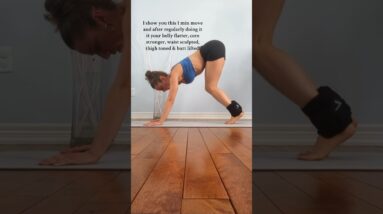 1 Pilates Exercise for Flat Belly, Sculpt Waist and… | Deep Core x #postpartum #workout #crunches