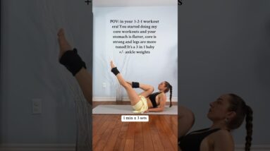 🛑This will burn your body | Deep Core Workout 🥵 #postpartum #pilatesabs #homeworkout #crunches