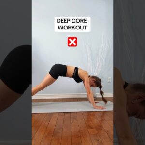 Deep Core Workout: Right vs Wrong ✅ #postpartum #crunches #homeworkout