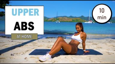 10 Min UPPER ABS Workout for women | at Home | The Modern Fit Girl