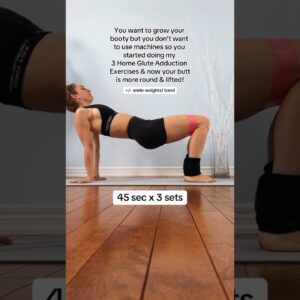 🦆😅I just can’t! 3 home glute adduction exercises! #postpartum #glutesworkout #glutes #workout