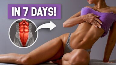 7 Min | 7 Days | 7 Exercises to GET DEFINED ABS - Intense Abs Challenge, No Equipment, At Home