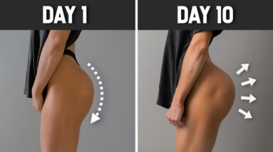 10 Min | 10 Days | 10 Exercises to GROW BUBBLE BUTT - Intense Booty Challenge, No Equipment, At Home