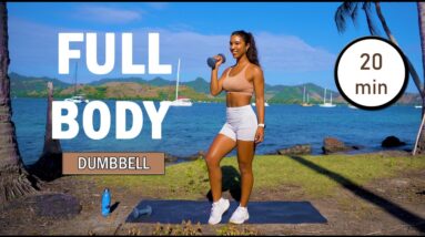 15 Minute Full Body Dumbbell Workout | Strength Training to Build Muscle | The Modern Fit Girl