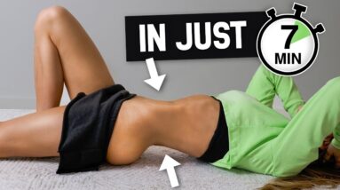 Get NARROW WAIST & ABS in JUST 7 Min/Day! Intense Ab Workout, No Equipment, At Home