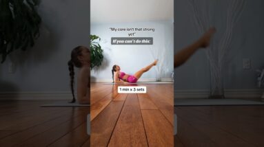 This super amazing Pilates Move I swear by😮‍💨 beginner version #workout #crunches #postpartum