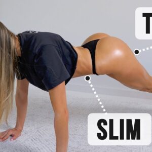 DO THIS to Get THICK BOOTY & SLIM WAIST! Intense Butt & Abs Workout - No Rest, No Equipment, At Home