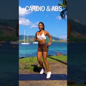 Cardio & ABS workout to burn fat and get toned abs 🔥 #abs #cardio #absworkout #cardioworkout